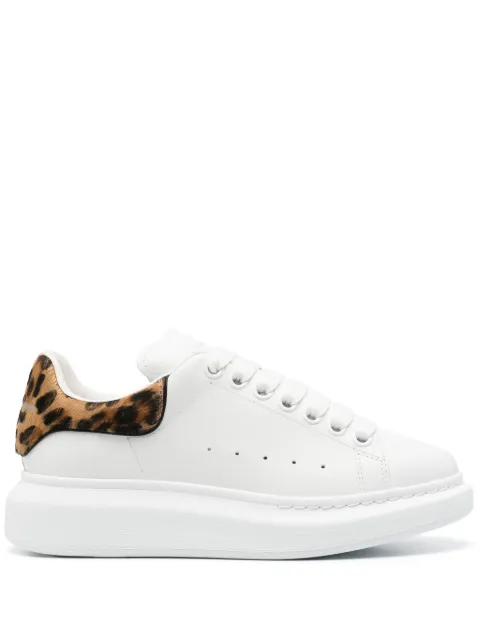 Alexander McQueen Oversized leather sneakers Women