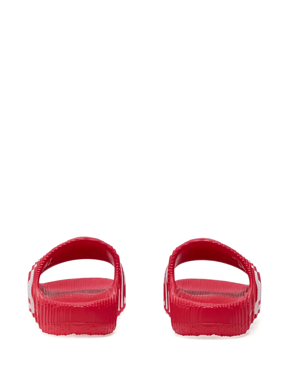 adidas Slippers met logoprint Rood