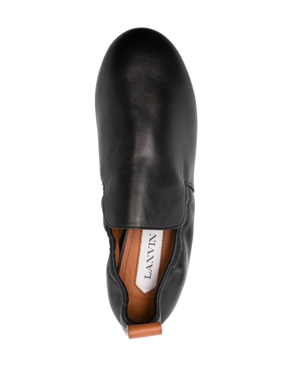 Lanvin Leren loafers Zwart