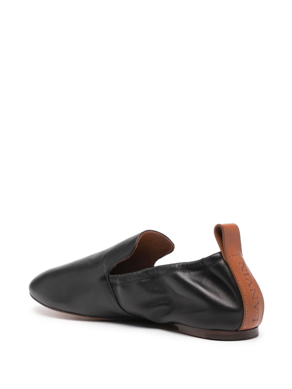 Lanvin Leren loafers Zwart