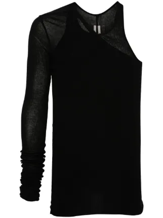 Rick Owens Ziggy Banana Tank Top | Black | FARFETCH