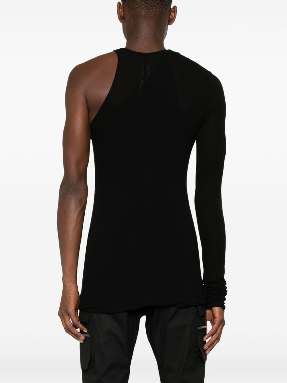 Shop Rick Owens Ziggy Banana Tank Top In Black