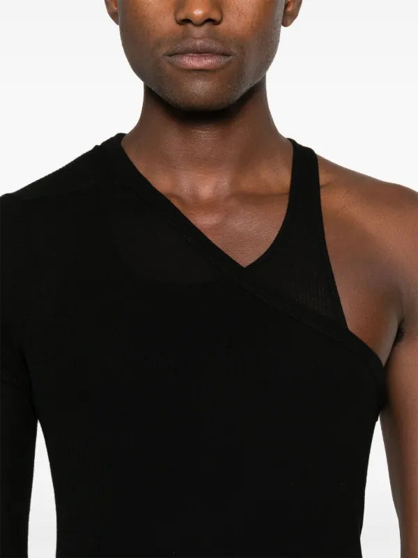 Rick Owens Ziggy Banana Tank Top | Black | FARFETCH