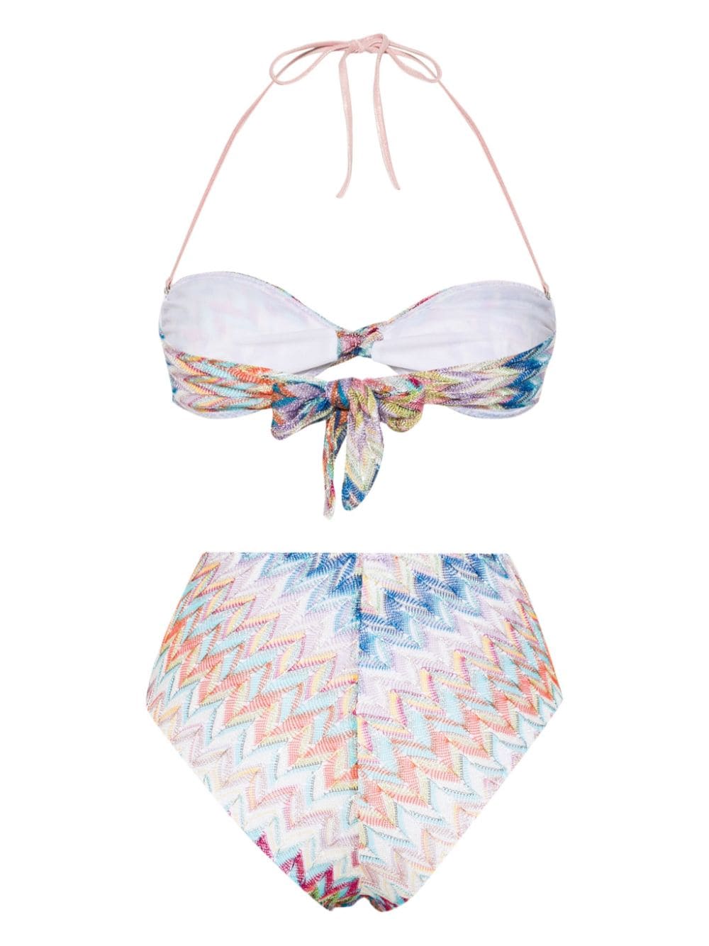 Missoni High waist bikini met zigzag patroon - Veelkleurig