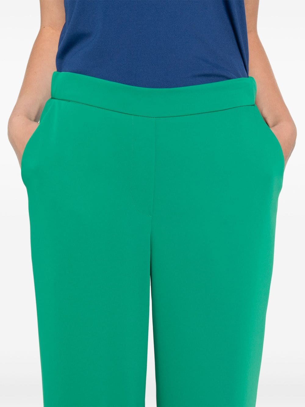 Shop P.a.r.o.s.h Panty Trousers In Green