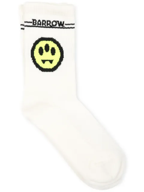 Barrow kids calcetines tejidos con logo en intarsia