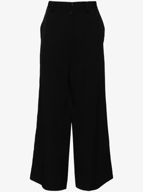 Y's wide-leg wool trousers