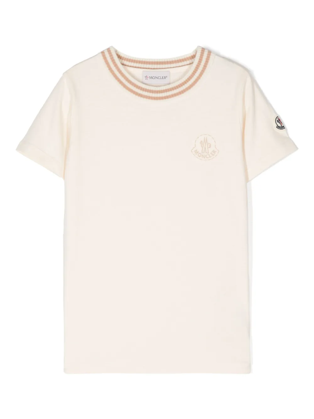 Moncler Kids Moncler Enfant logo-print cotton T-shirt