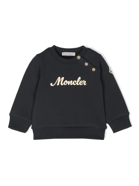 Moncler Enfant logo-print cotton sweatshirt