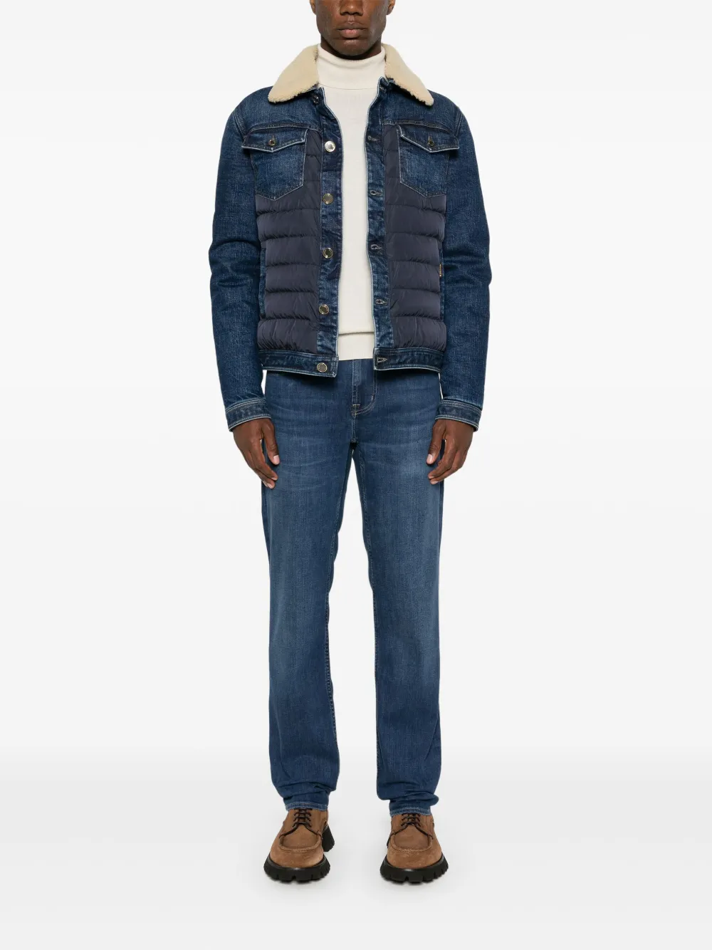 7 For All Mankind Standard mid-rise straight-leg jeans - Blauw