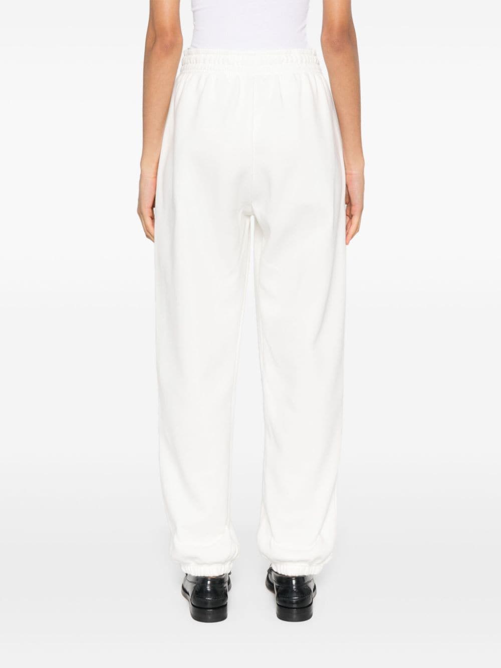 Shop Nike Swoosh-embroidered Track Pants In White