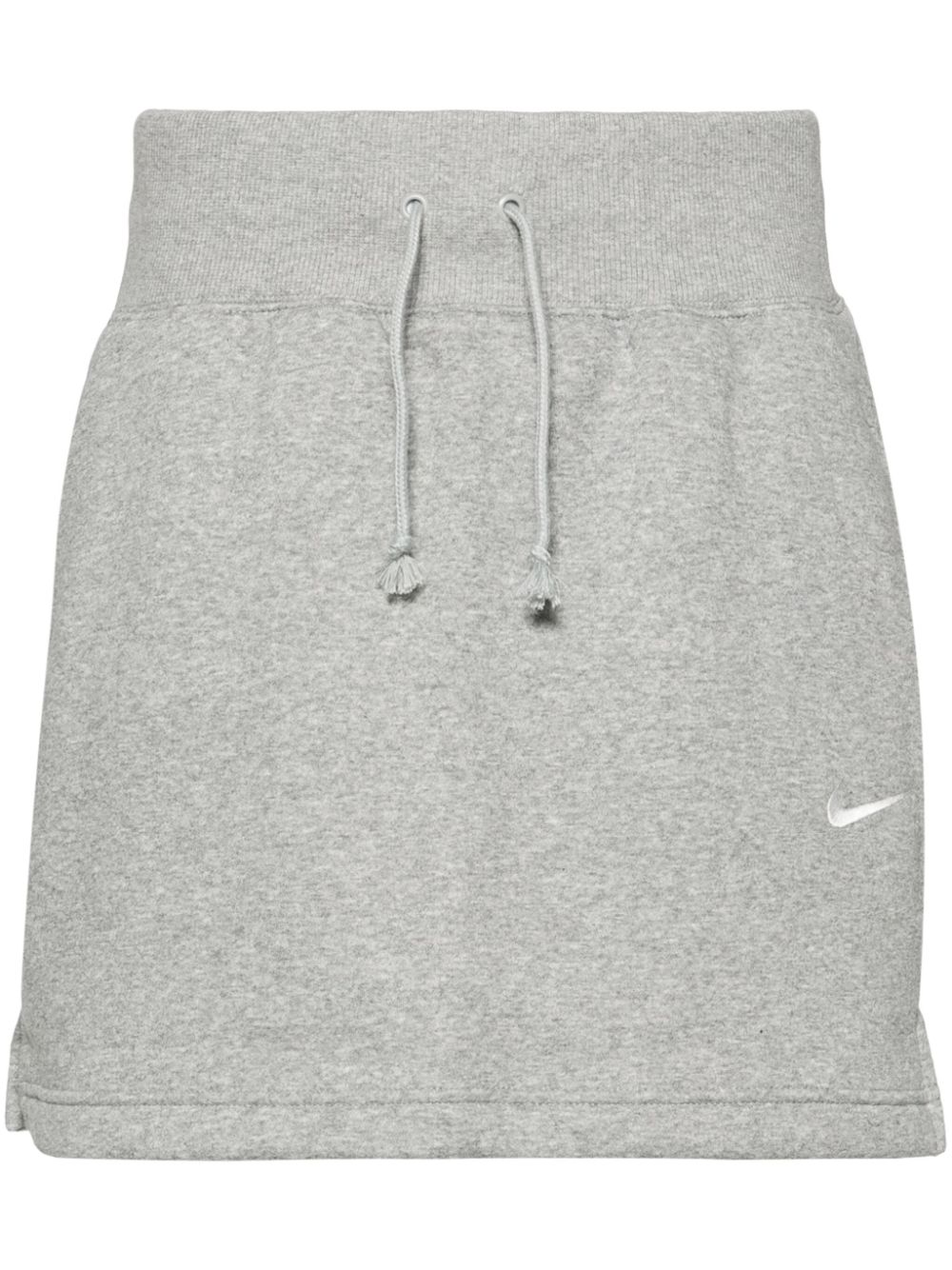 Swoosh-embroidered jersey miniskirt