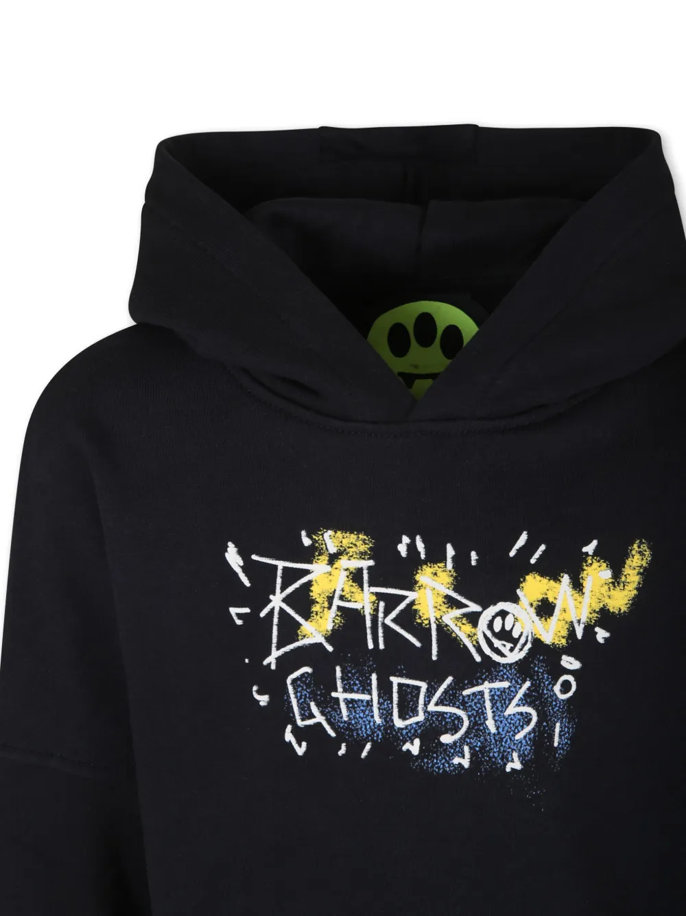 Barrow kids Katoenen hoodie met print Zwart