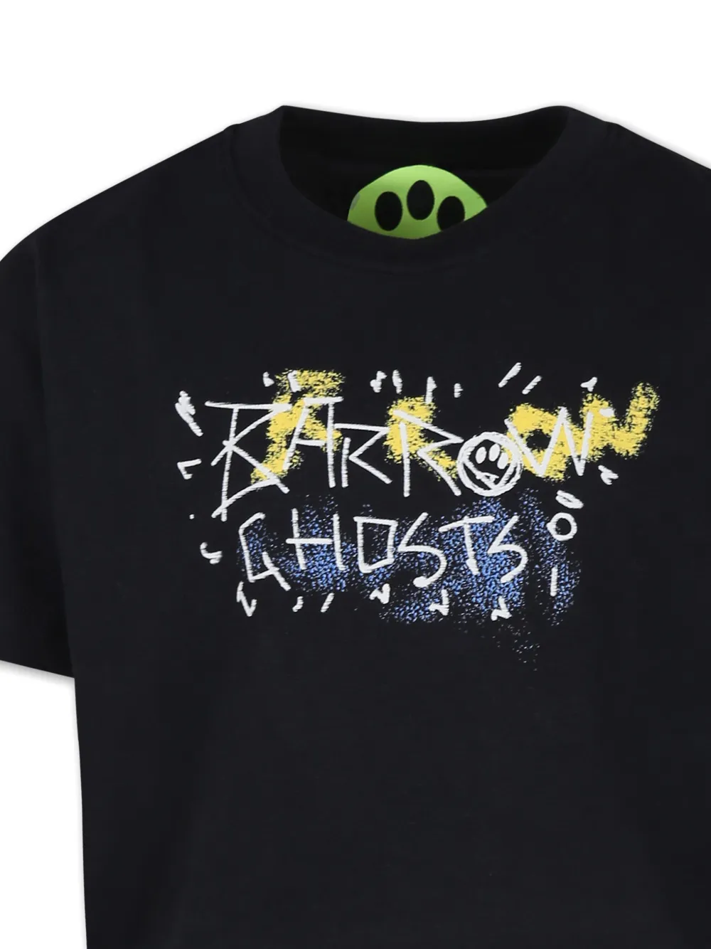 Barrow kids Katoenen T-shirt met logoprint Zwart