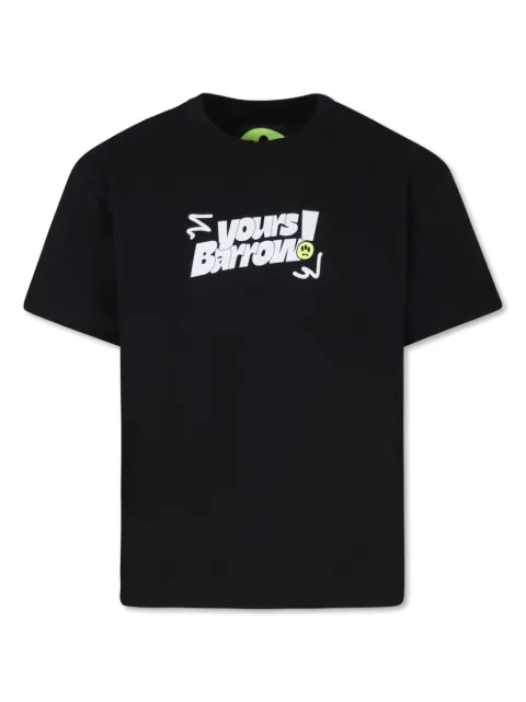 Barrow kids logo-print cotton T-shirt