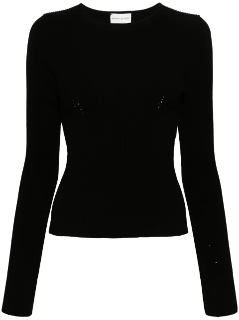 Magda Butrym sculpted ribbed T-shirt