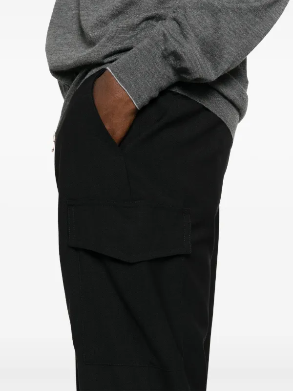 Lardini ミッドライズ カーゴパンツ | ブラック | FARFETCH JP
