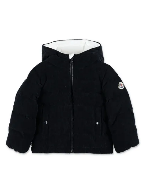 Moncler Enfant Cainan logo-embroidered padded jacket