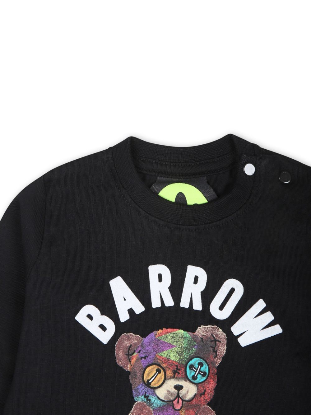 Shop Barrow Logo-print Cotton T-shirt In Black