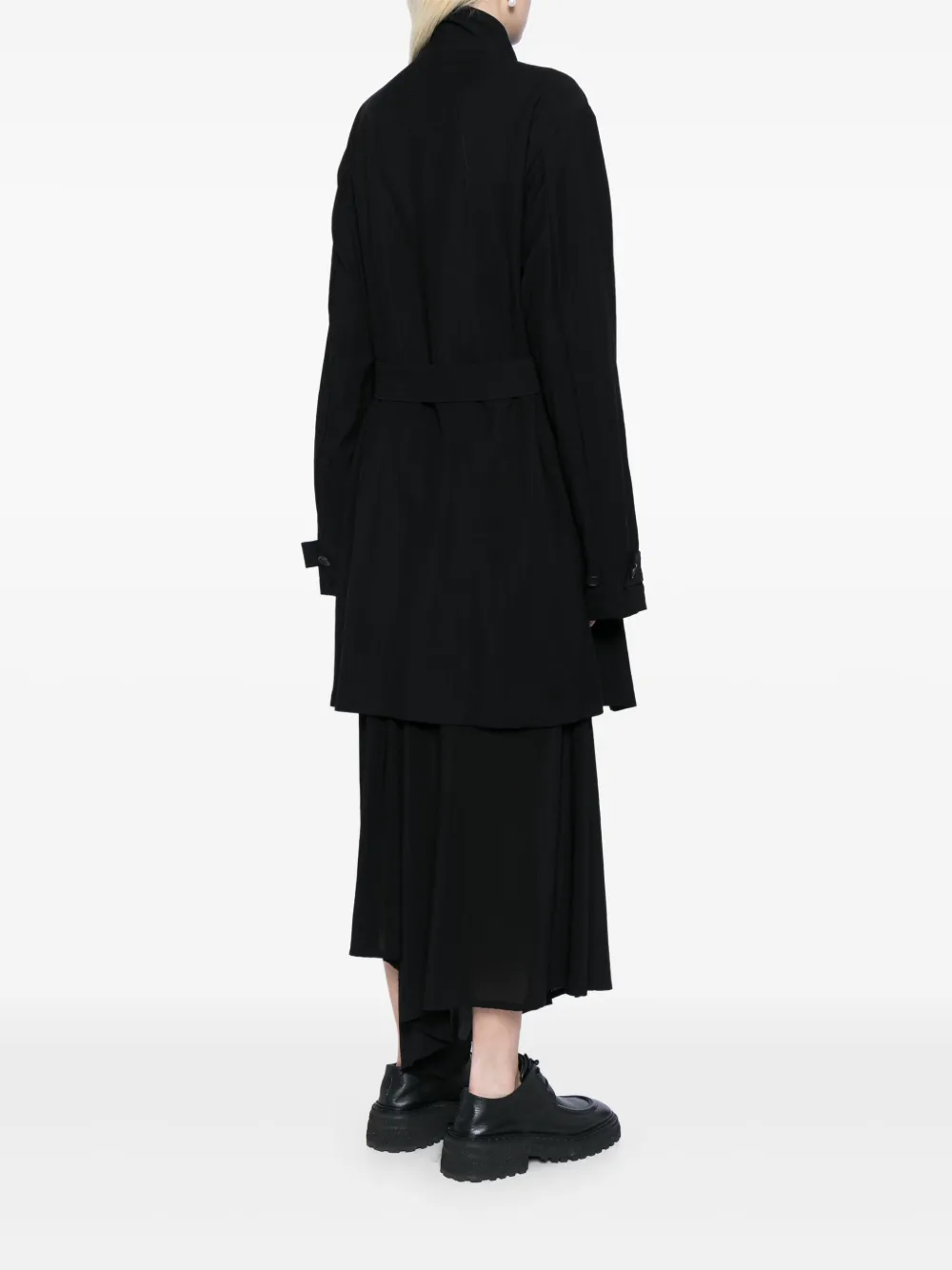 Yohji Yamamoto belted trench coat | Clothing | Image 4