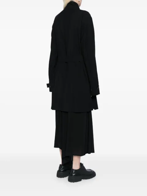 Yohji Yamamoto belted trench coat FBJ53105 - 3