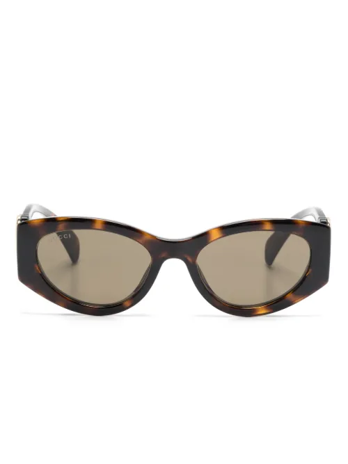 Lunettes de soleil à monture papillon - Gucci Eyewear - Modalova