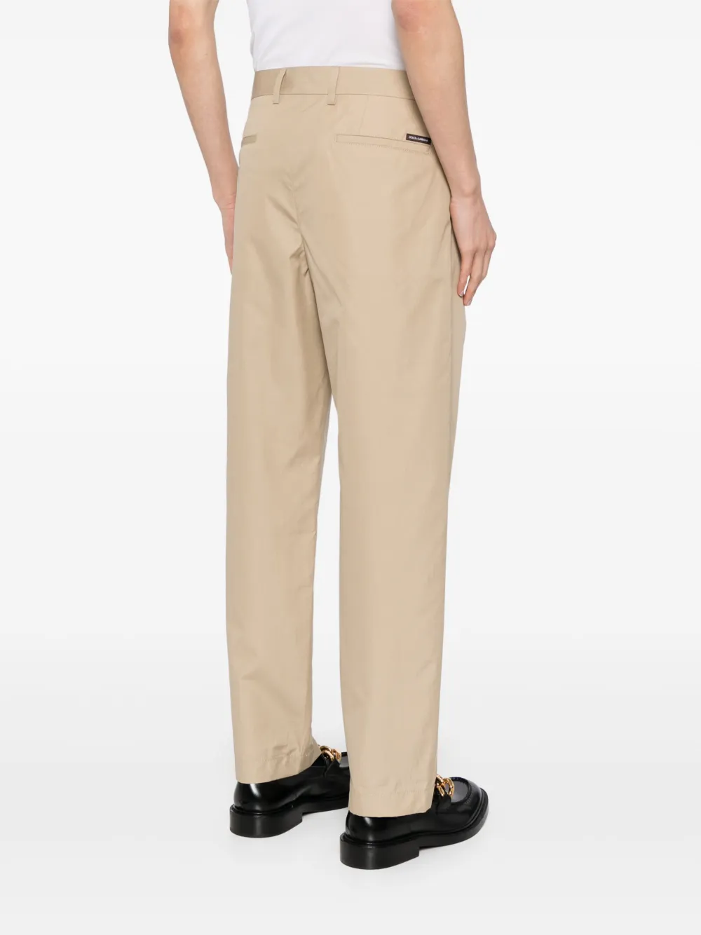 Dolce & Gabbana Popeline broek Bruin