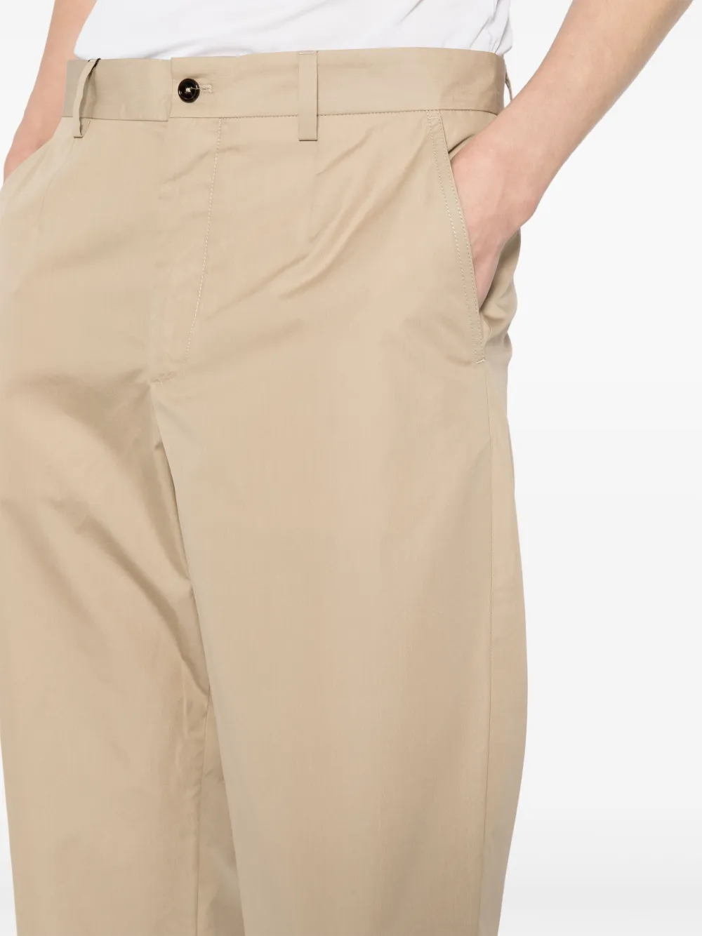 Dolce & Gabbana Popeline broek Bruin