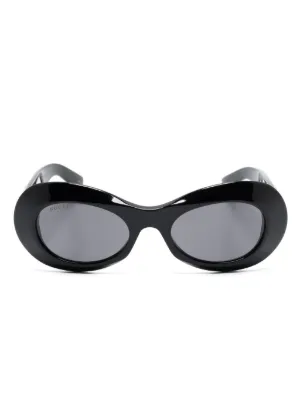 美品　GUCCIヴィンテージ インターロッキングG オーバルフレーム サングラス Gucci Eyewear インターロッキングG オーバルフレーム サングラス