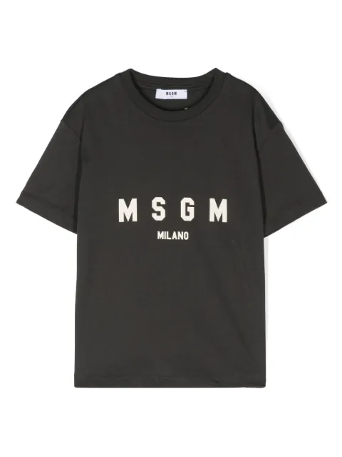 MSGM Kids logo-print T-shirt