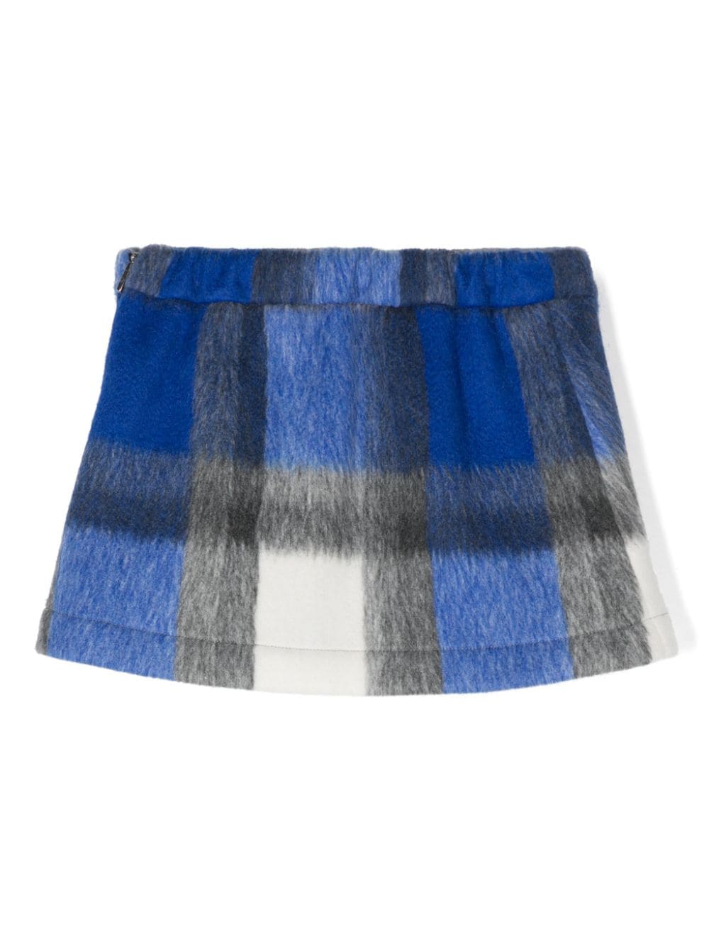 MSGM Kids Geruite mini-rok - Blauw