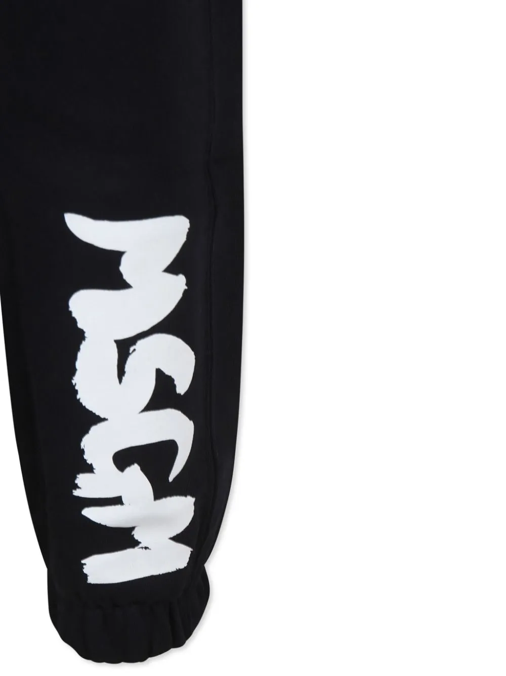 Msgm Logo-print Track Pants In Black