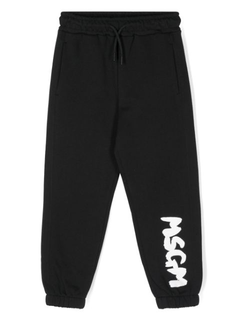 MSGM Kids logo-print track pants