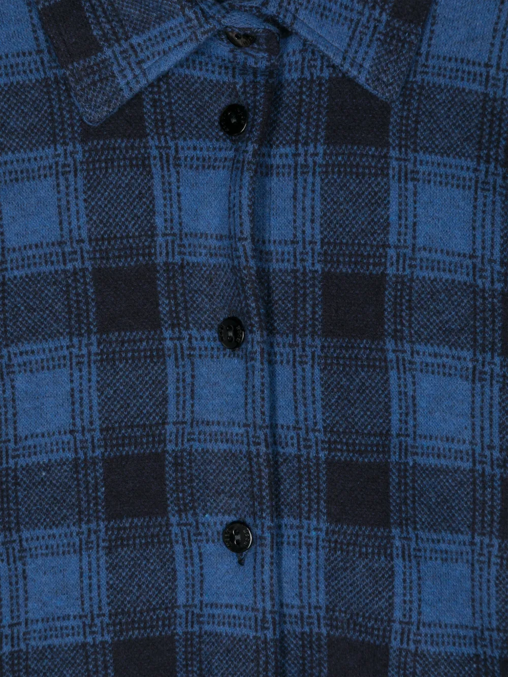 MSGM Kids Geruite blousejurk Blauw