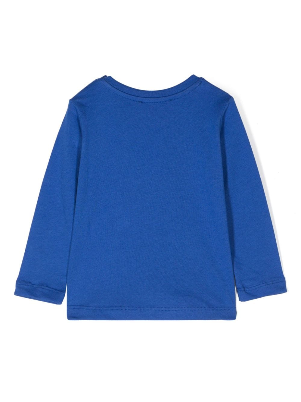 MSGM Kids logo-print T-shirt - Blauw