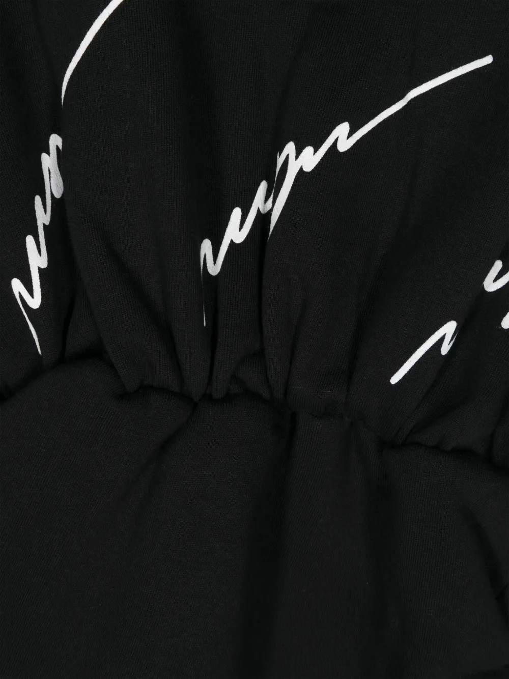 MSGM Kids Mini-jurk met logoprint Zwart