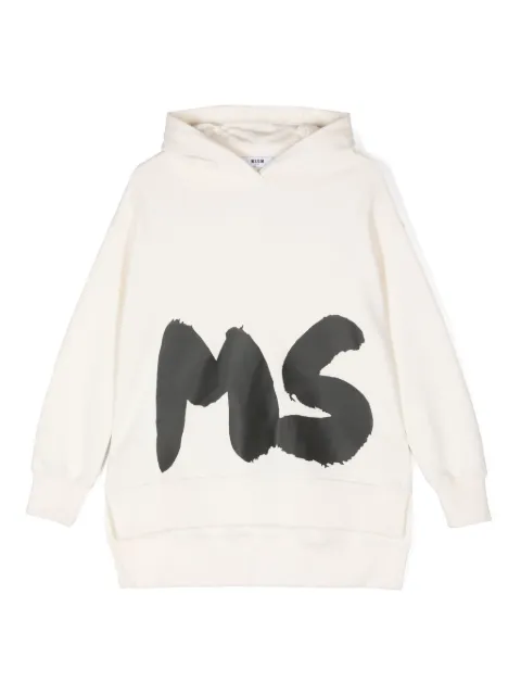 MSGM Kids Vestido com estampa de logo