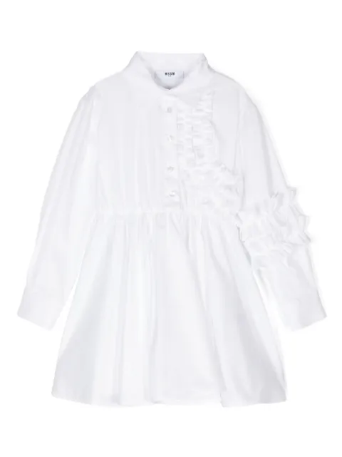 MSGM Kids poplin shirt dress