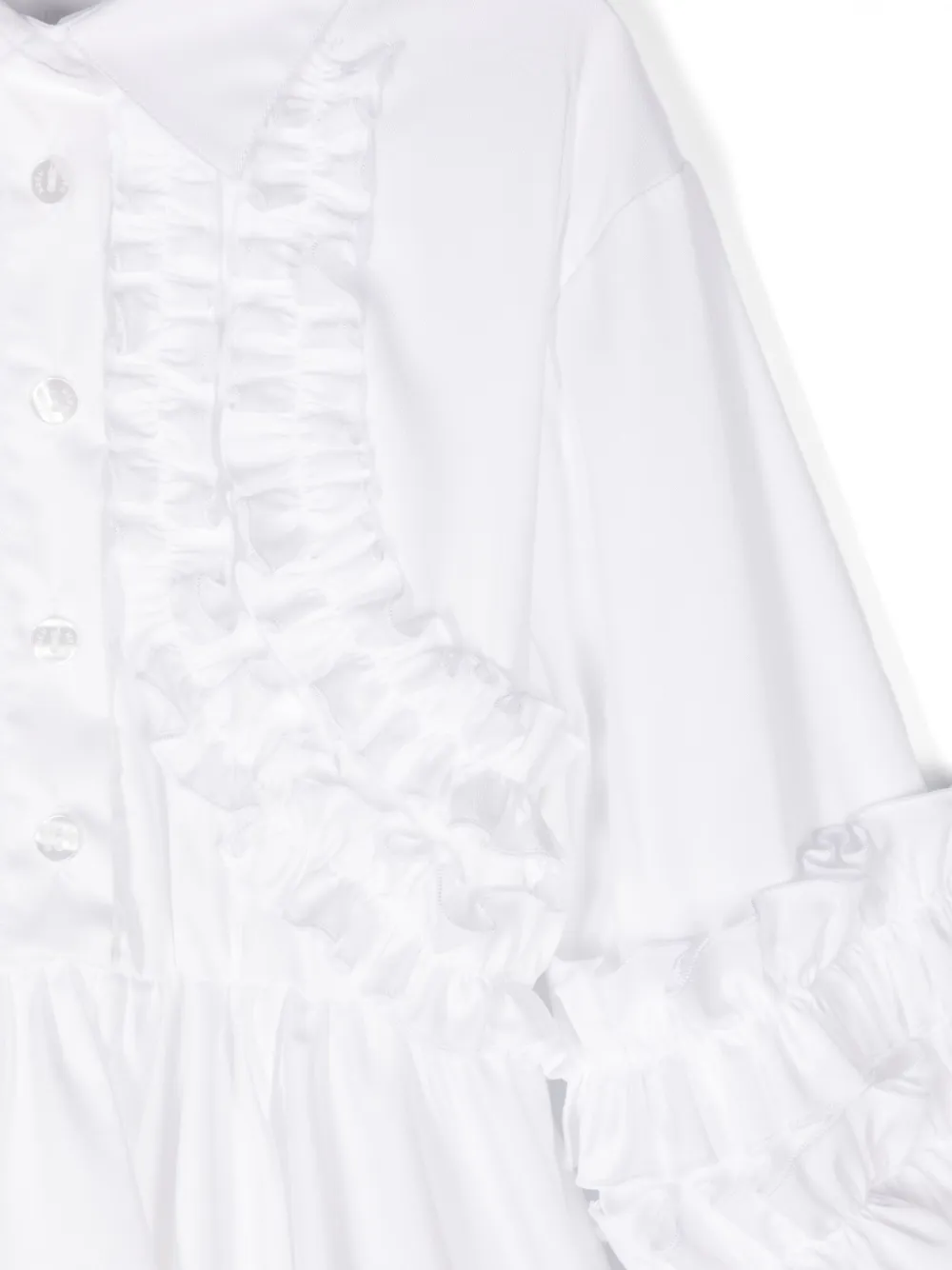 MSGM Kids Popeline blousejurk Wit