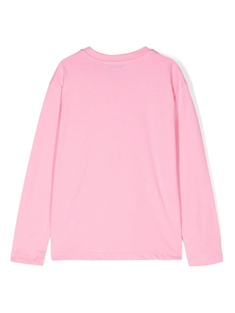 MSGM Kids T-shirt met logoprint - Roze