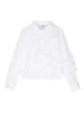 MSGM Kids poplin shirt - White