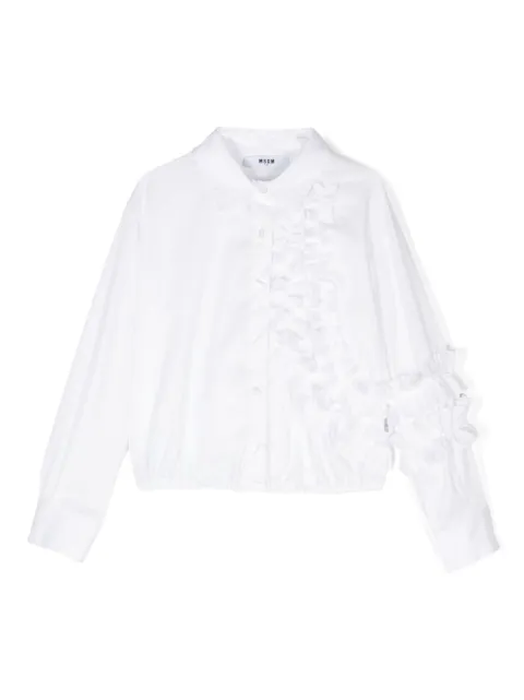 MSGM Kids poplin shirt 