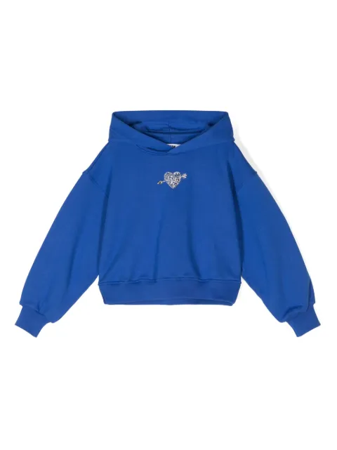 MSGM Kids crystal-embellished hoodie