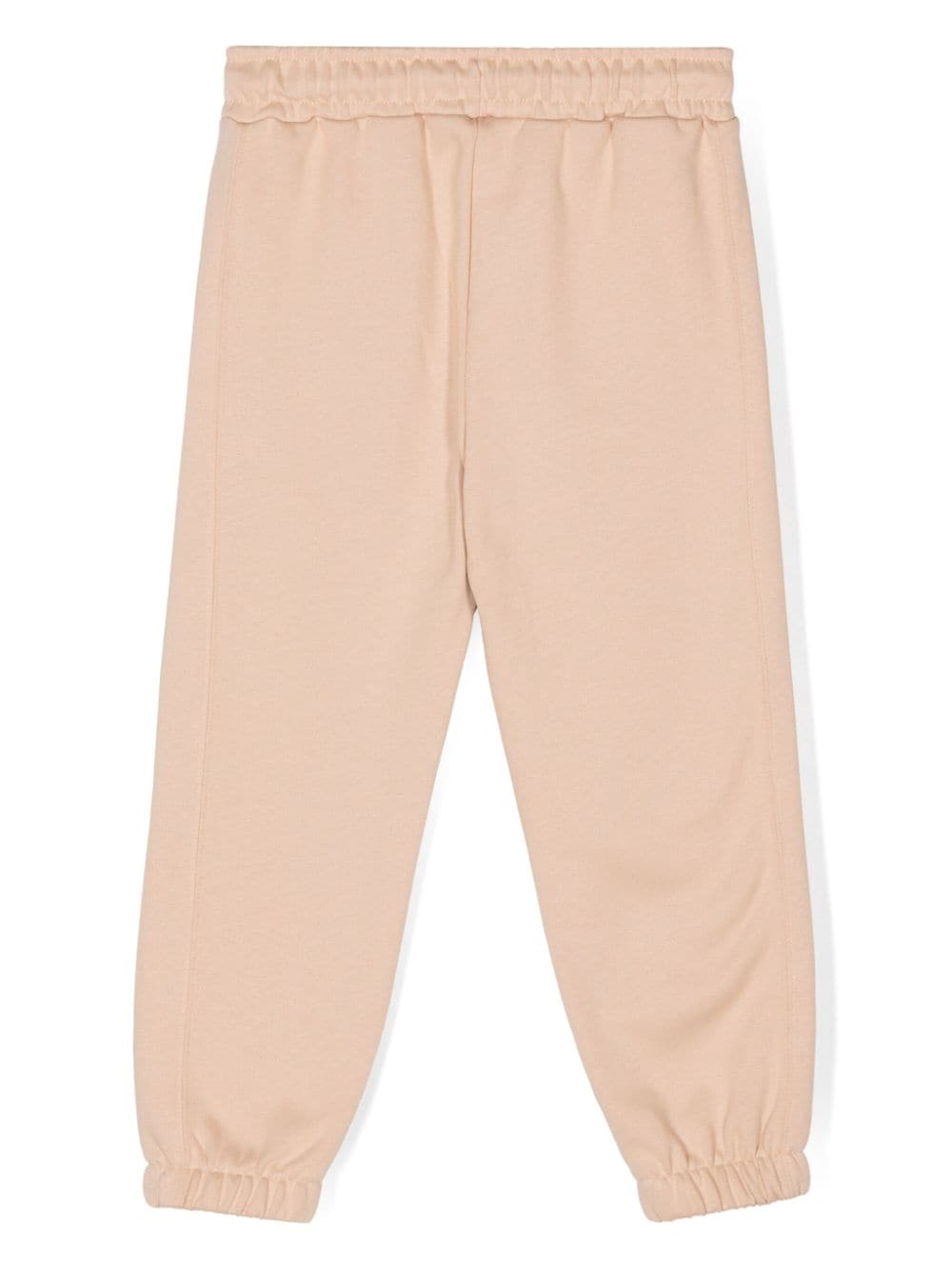 MSGM Kids Trainingsbroek met logoprint - Beige