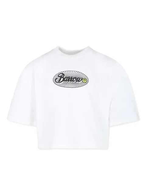 Barrow kids logo-print cotton T-shirt 
