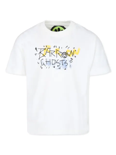 Barrow kids graphic-print cotton t-shirt