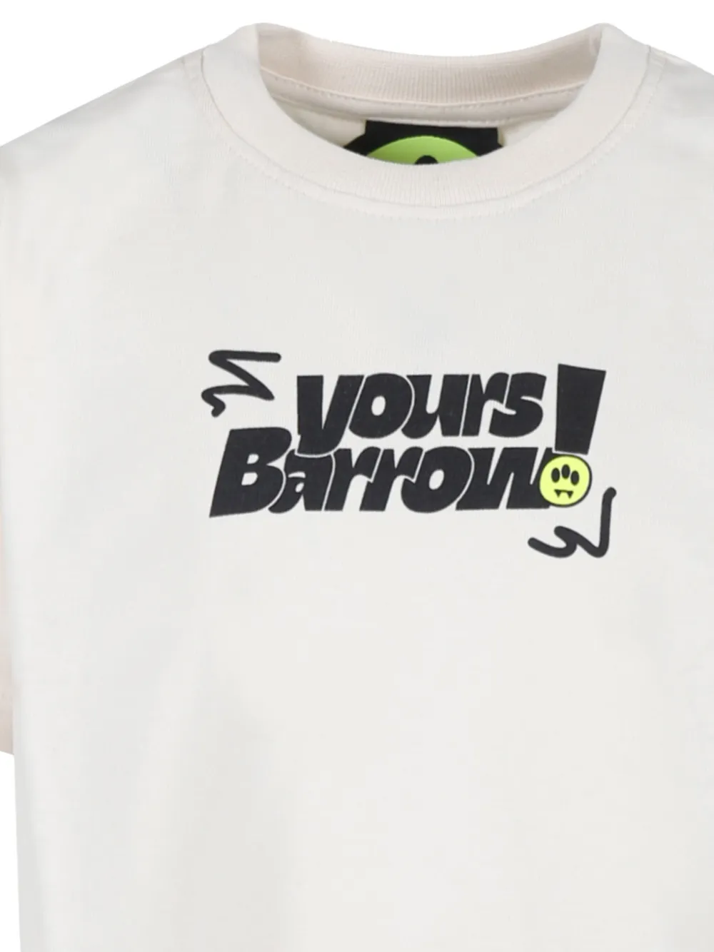 Barrow kids T-shirt met print Beige