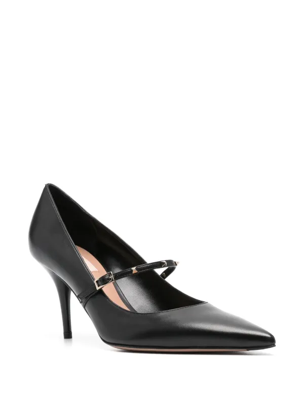 Valentino ブラック ハイヒール・パンプス Valentino スタッズ ブラック ハイヒールパンプス Valentino Garavani