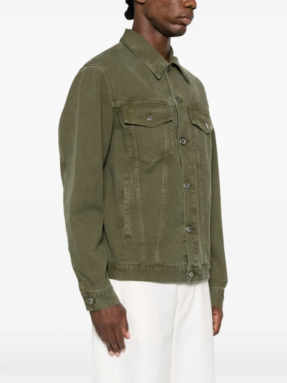 Cheap Off-White Skate button-up canvas jacket Men