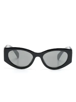 Gucci Eyewear キャットアイ サングラス | ブラック | FARFETCH JP